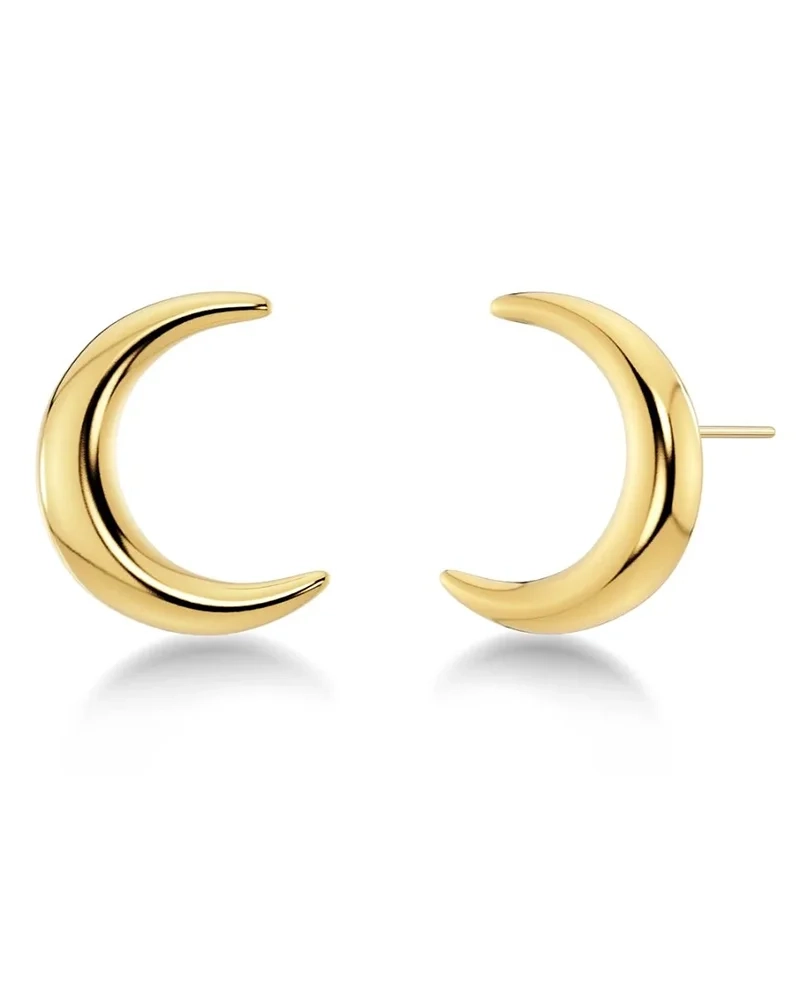 New Moon Studs L Gold - Edblad - Snabb leverans - Gratis paketinslagning