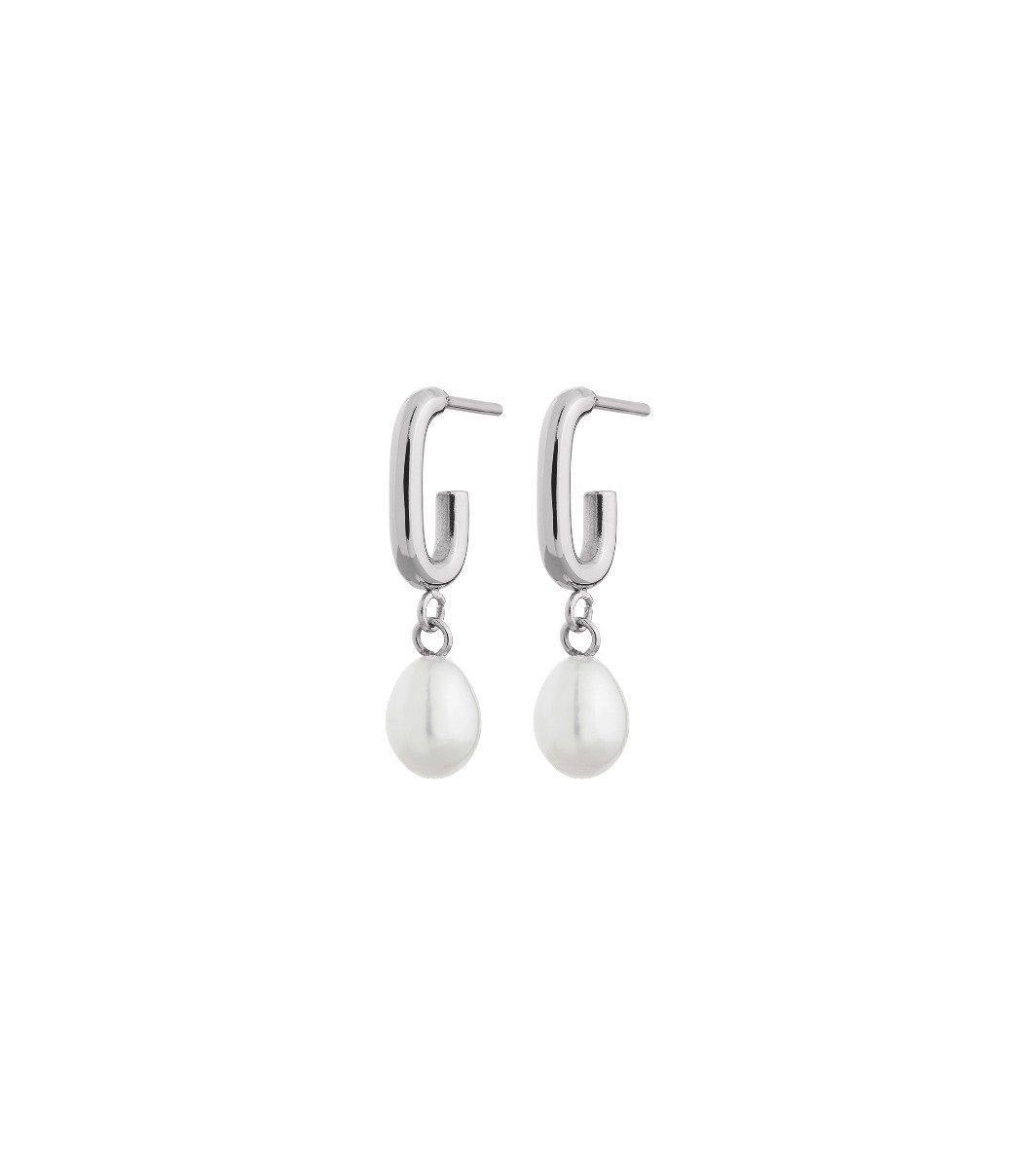 Trellis Pearl Earrings S Steel - Edblad - Snabb frakt & paketinslagning - Nordicspectra.se