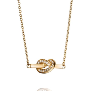 Love Knot & Stars Necklace Gold - Efva Attling halsband - Snabb frakt & paketinslagning - Nordicspectra.se