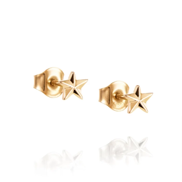 Micro Catch A Falling Star Stud Gold - Efva Attling - Vackra & betydelsefulla smycken - Fri frakt