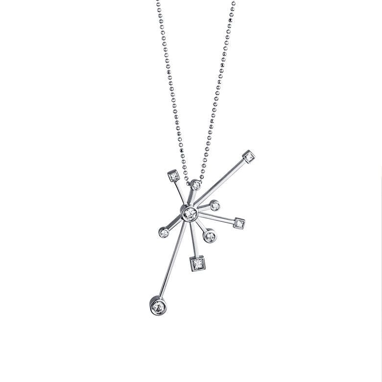 Efva Attling - Kaboom & Stars Pendant White Gold