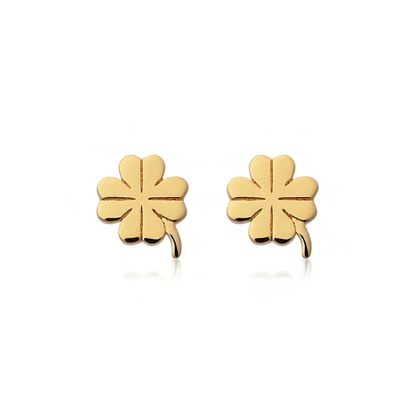 Clover Studs Gold - Sophie By Sophie - Snabb frakt & paketinslagning - Nordicspectra.se