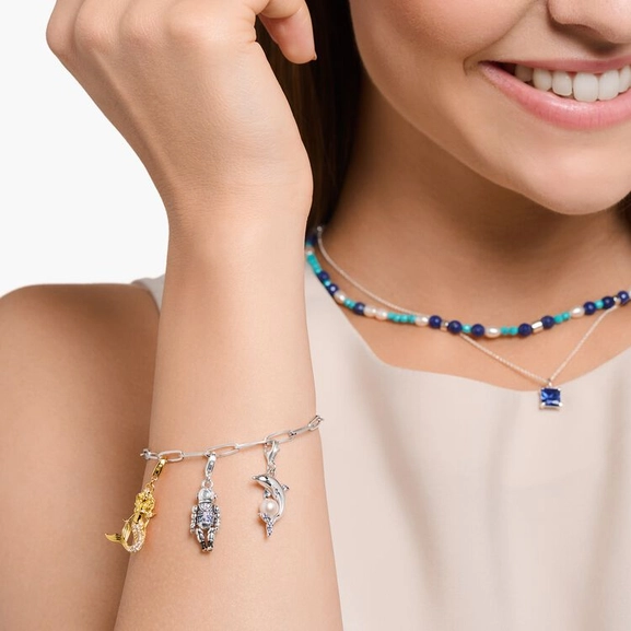 Charm-Anhänger Taucher Silber von Thomas Sabo, Schneller Versand - Nordicspectra.de