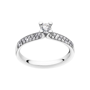 Magic Solitaire 0.33 ct Weißes Gold von Georg Jensen, Schneller Versand - Nordicspectra.de