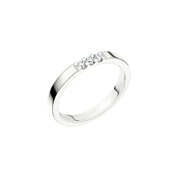 Lycka 0.09 Silver - Vigsel- & förlovningsringar - Schalins - Fri storleksändring* - Nordic Spectra