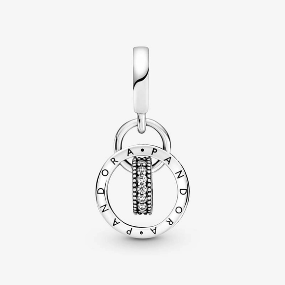 Pandora Logo Kreise Charm-Anhänger von PANDORA, Schneller Versand - Nordicspectra.de