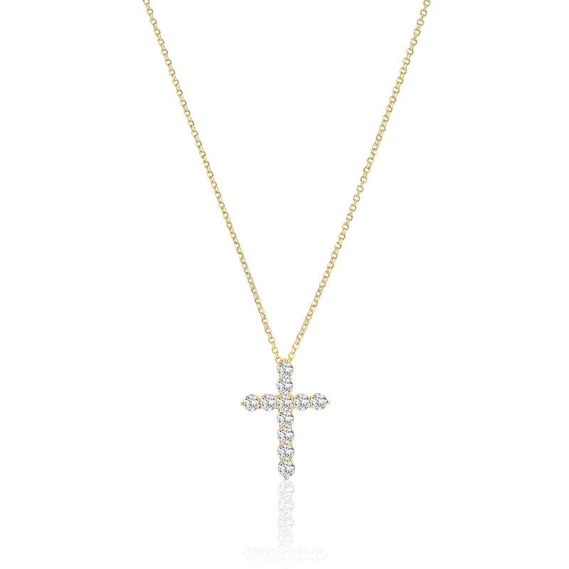 Sif Jakobs - Belluno Croce Halsband Guld