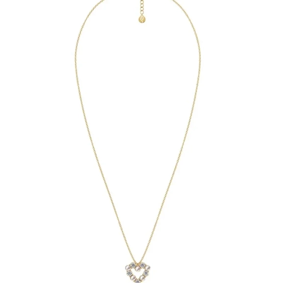 Affinity Pearl Heart Necklace Gold - Edblad - Snabb leverans - Gratis paketinslagning