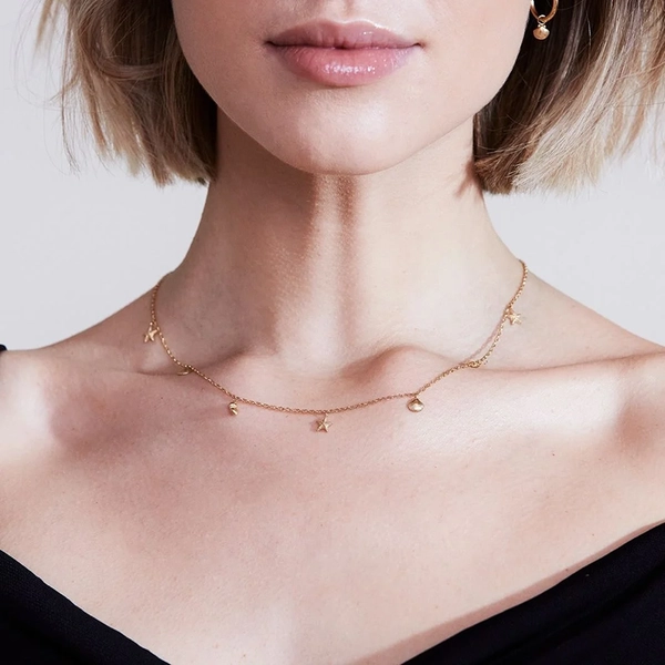 Beachcomber Necklace Multi Gold - Edblad - Snabb frakt & paketinslagning - Nordic Spectra