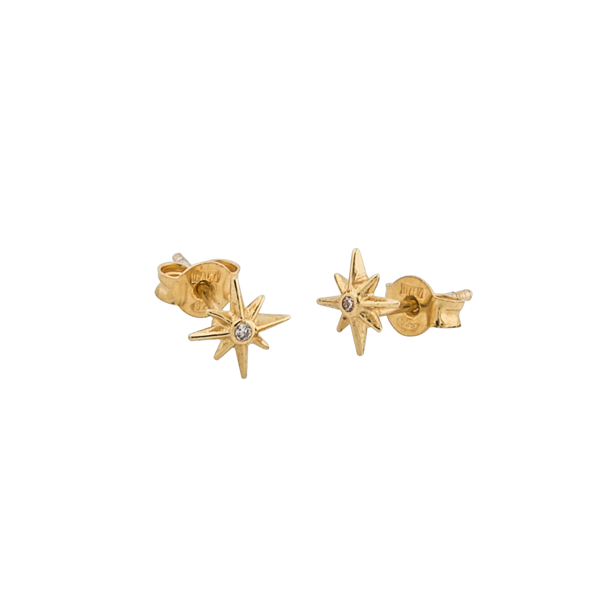 CU Jewellery - One Star Small Ear Gold