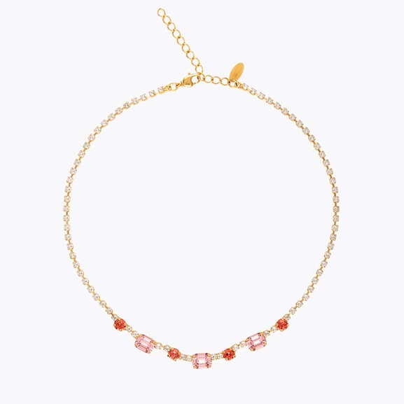 Corinna Necklace Gold Coral Combo - Caroline Svedbom - Snabb frakt & paketinslagning - Nordicspectra.se