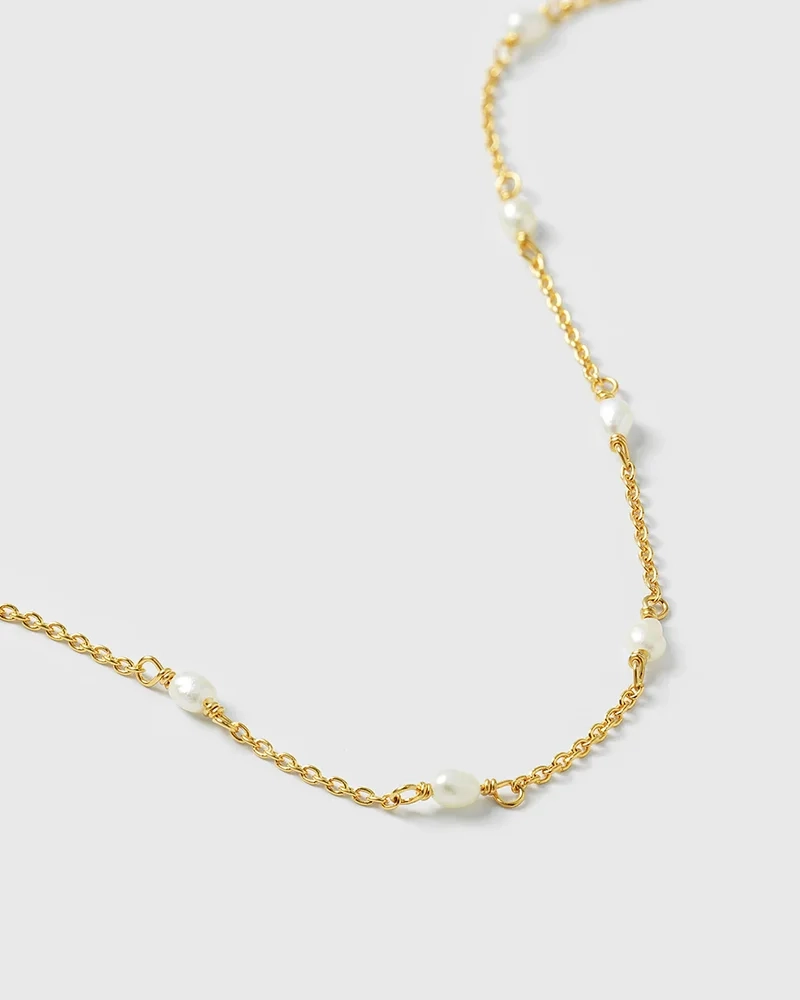 Treasure Multi Pearl Bracelet Gold - Syster P - Snabb leverans & Gratis paketinslagning - Nordic Spectra