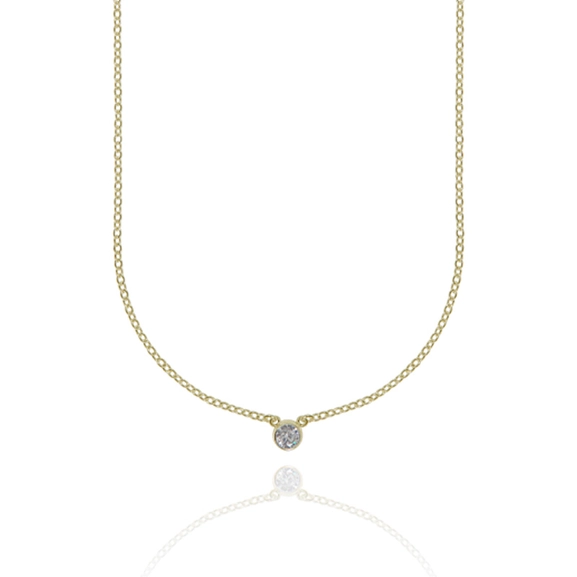 Cubic Necklace Gold -CU Jewellery - Snabb frakt & paketinslagning - Nordicspectra.se