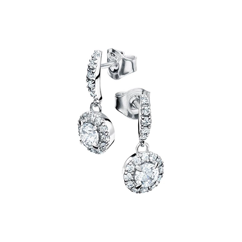 Schalins - Fjällbrud Örhängen MG027 Vitguld