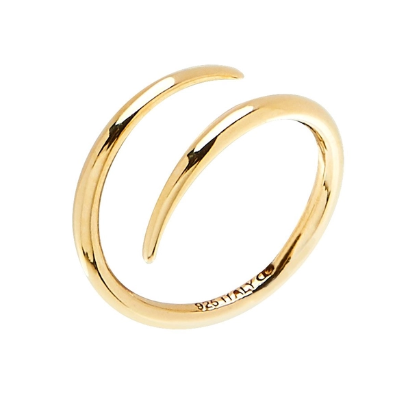Loop Ring Gold -CU Jewellery - Snabb frakt & paketinslagning - Nordicspectra.se