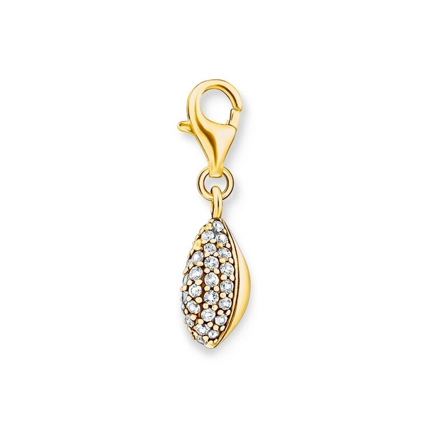 Öppen Snäcka med Stenar Guld Berlock - Thomas Sabo berlock - Snabb frakt & paketinslagning - Nordicspectra.se