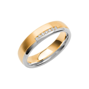 SR4009 Guld/Vitguld - Vigsel- & förlovningsringar - Schalins - Fri storleksändring* - Nordic Spectra