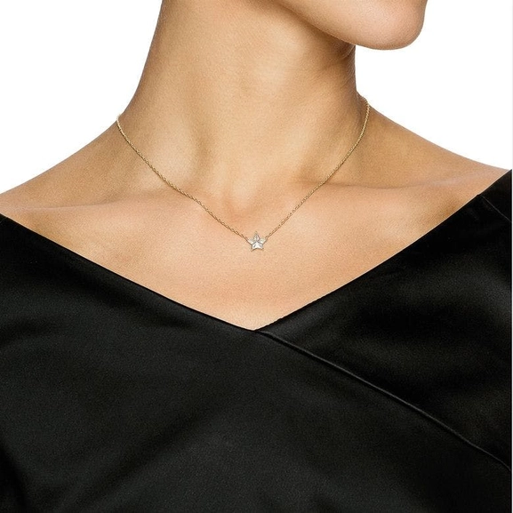 Catch A Falling Star & Stars Necklace Gold - Efva Attling halsband - Snabb frakt & paketinslagning - Nordicspectra.se