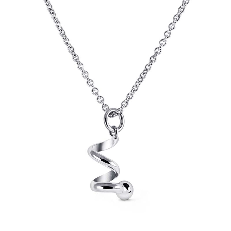 Spin On Halsband Litet Silver - Snabb frakt & fri paketinslagning - Nordicspectra.se