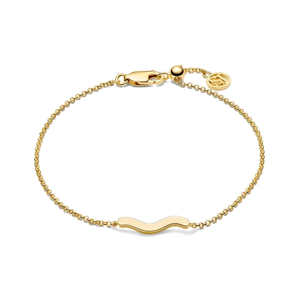 Ellera Waves Pianura Armband Guld från Sif Jakobs