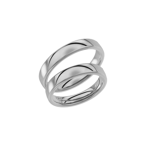 240-4 White Gold - Wedding & engagement rings - Schalins - Scandinavian design - Nordic Spectra