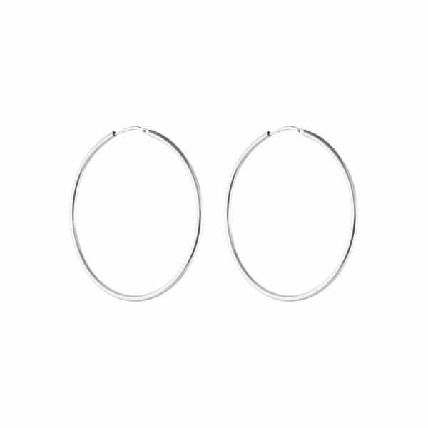 Letters Hoop Ear Silver -CU Jewellery - Snabb frakt & paketinslagning - Nordicspectra.se