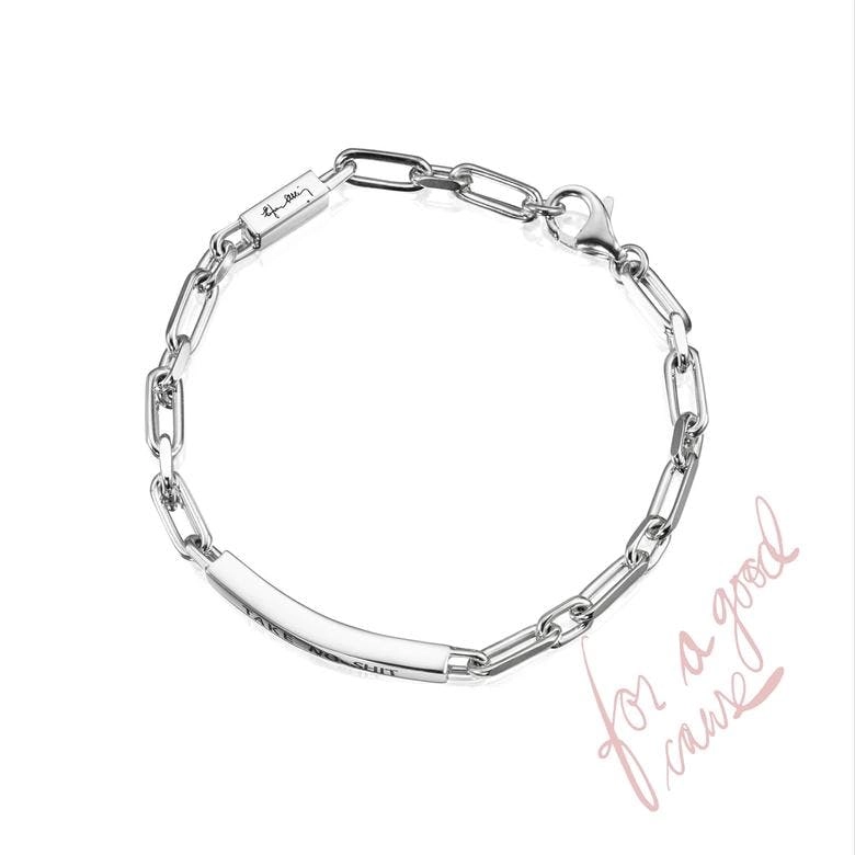 Efva Attling - Thin Silver Bracelet - Take No Shit