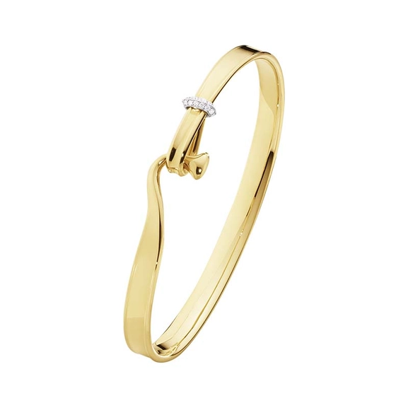 Torun Armreif Gold Mit Diamanten von Georg Jensen, Schneller Versand - Nordicspectra.de