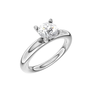 Aure 4D White Gold - Wedding & engagement rings - Schalins - Scandinavian design - Nordic Spectra