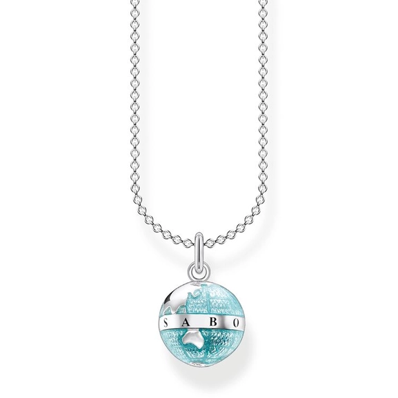 Halsband med Jordglob - Thomas Sabo halsband - Snabb frakt & paketinslagning - Nordicspectra.se