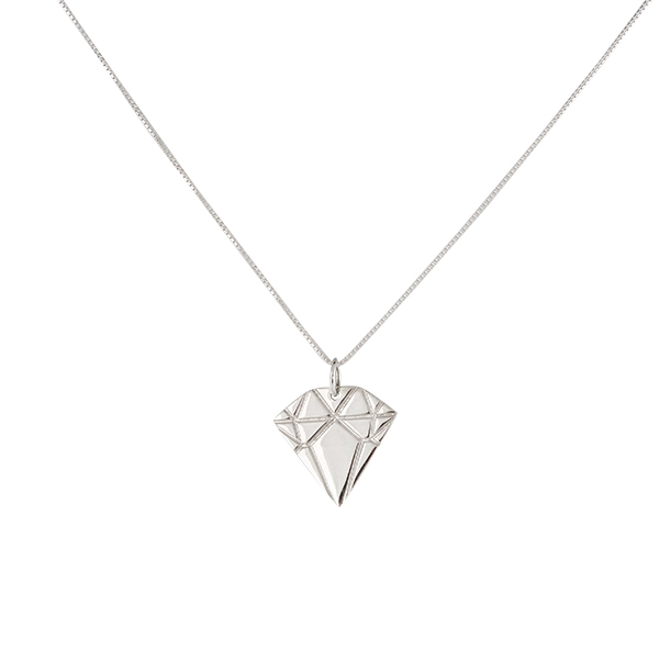 Diamond Necklace Silver  - Emma Israelsson - Suuri valikoima & ilmainen lahjapaketointi - Nordicspectra.fi