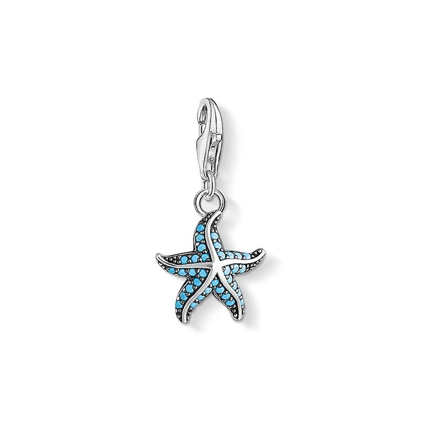 Charm-Anhänger Seestern Türkis von Thomas Sabo, Schneller Versand - Nordicspectra.de