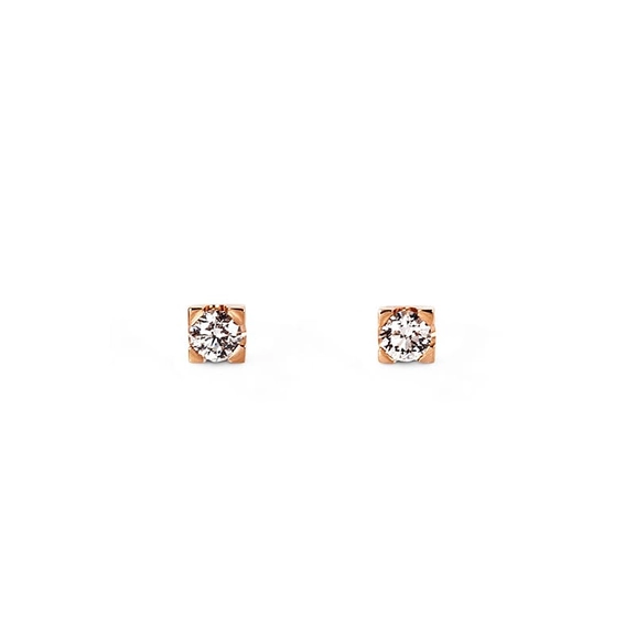 Sofia Diamond Earrings Gold  von Nordic Spectra, Schneller Versand - Nordicspectra.de
