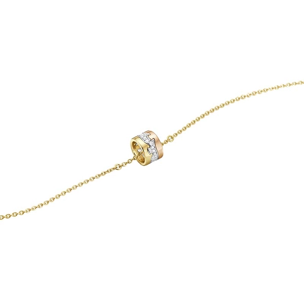 Vitt och Roséguld med Pavé Diamanter - Georg Jensen armband - Snabb frakt & paketinslagning - Nordicspectra.se