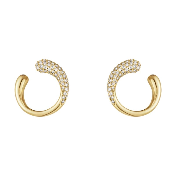 Mercy Ohrringe Gold & Diamant 0.38 ct von Georg Jensen, Schneller Versand - Nordicspectra.de