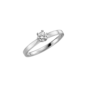 Donau 0.25 White Gold - Wedding & engagement rings - Schalins - Scandinavian design - Nordic Spectra
