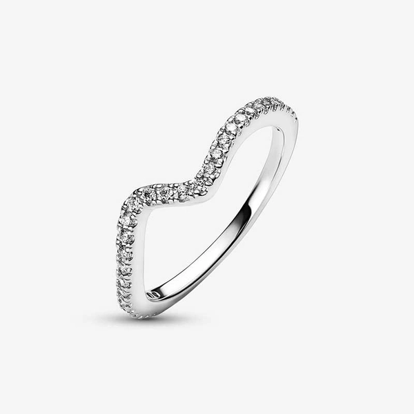 Sparkling Wave Ring - PANDORA - Suuri valikoima & ilmainen lahjapaketointi - Nordicspectra.fi