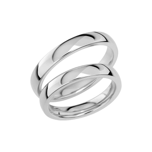 SR1032-3.5 Platina - Vigsel- & förlovningsringar - Schalins - Fri storleksändring* - Nordic Spectra