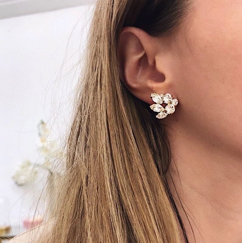 Cora Earcuff Rhodium Crystal - Caroline Svedbom - Snabb frakt & paketinslagning - Nordicspectra.se