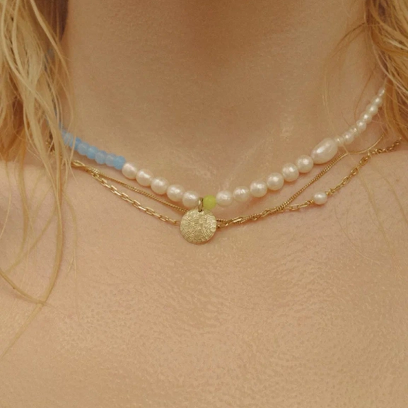 Cantare Necklace Gold - Maria Black - Snabb frakt & paketinslagning - Nordic Spectra