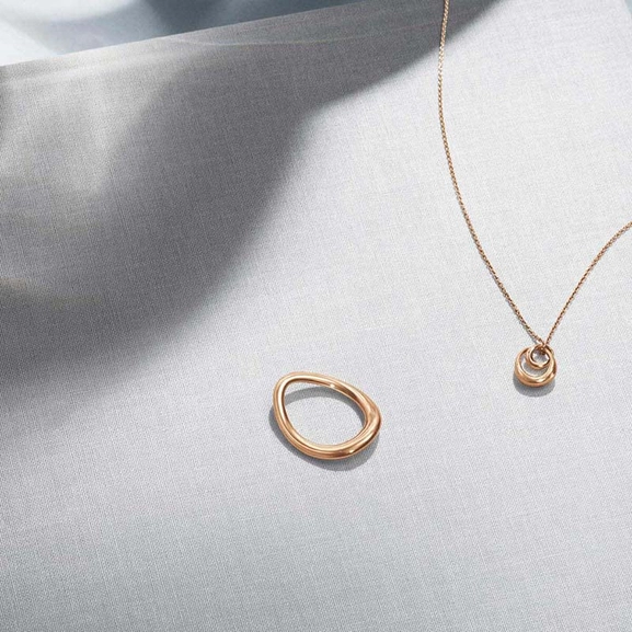 Offspring Kaulakorut Ruusukulta - Georg Jensen - Suuri valikoima & ilmainen lahjapaketointi - Nordicspectra.fi