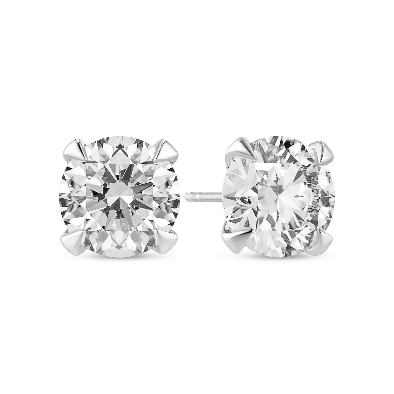 Sif Jakobs - Venice Solitaire Earrings 14K Vitguld 3.00ct