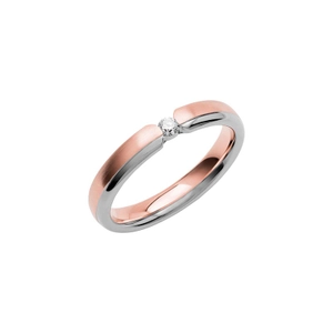 SR4003 Rose Gold/White Gold - Wedding & engagement rings - Schalins - Scandinavian design - Nordic Spectra