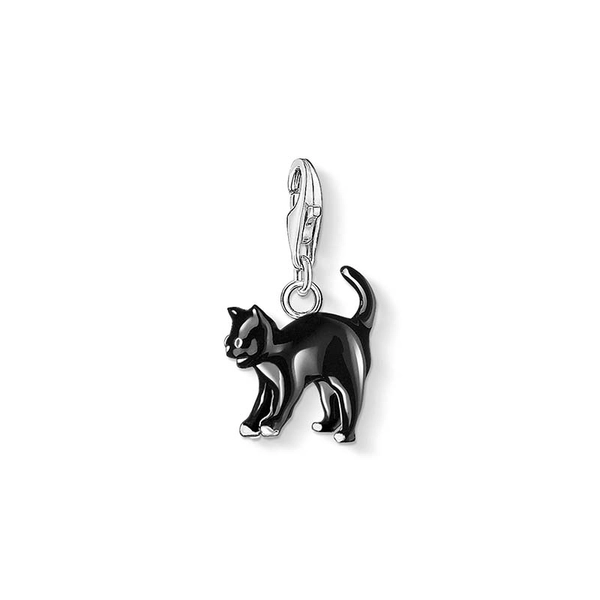 Svart Katt Berlock - Thomas Sabo berlock - Snabb frakt & paketinslagning - Nordicspectra.se