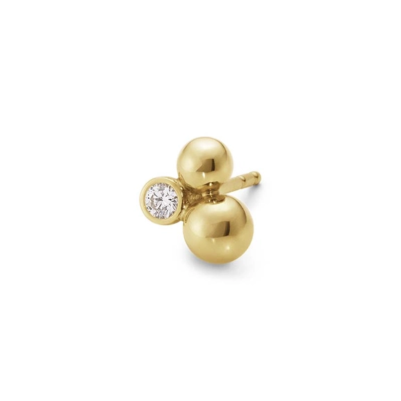 Moonlight Grapes Ohrringe Drei Trauben Gold von Georg Jensen, Schneller Versand - Nordicspectra.de