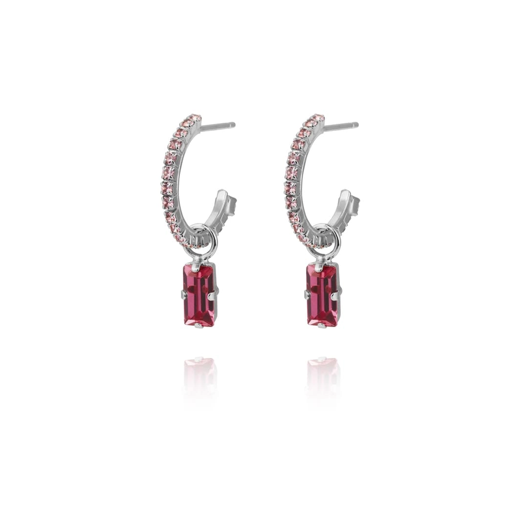 Caroline Svedbom - Lucy Earrings Rhodium Rose / Light Rose