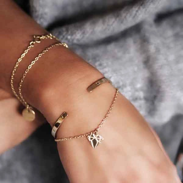 Diamond Bracelet Gold  - Emma Israelsson - Suuri valikoima & ilmainen lahjapaketointi - Nordicspectra.fi