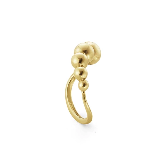 Moonlight Grapes Slim Wave Ring Guld - Georg Jensen ringar - Snabb frakt & paketinslagning - Nordicspectra.se