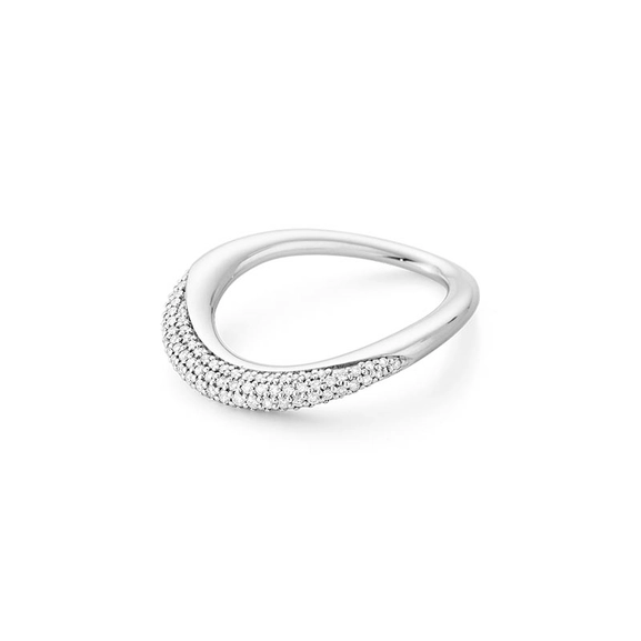 Offspring Ring med Pavéinfattade Diamanter - Georg Jensen ringar - Snabb frakt & paketinslagning - Nordicspectra.se