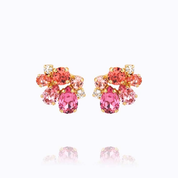 Katie Earrings Gold Coral Combo  - Caroline Svedbom - Snabb frakt & paketinslagning - Nordicspectra.se